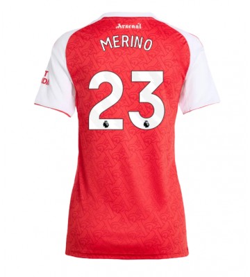Arsenal Mikel Merino #23 Replika Hemmatröja Damer 2025-26 Kortärmad